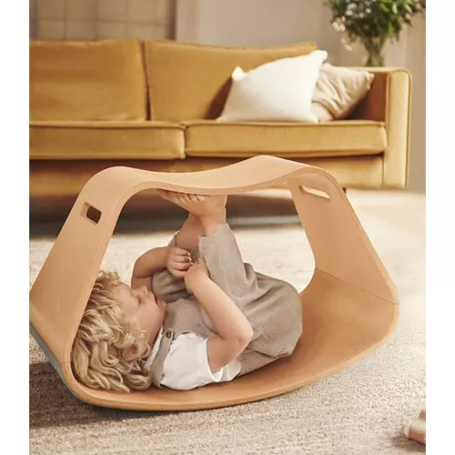 Wobbel Up Met Vilt - Babymuis Lichtgrijs 6 Wobbel Up Met Vilt - Babymuis Lichtgrijs - Afbeelding 6