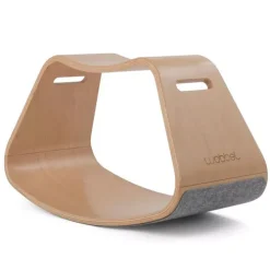 Wobbel Up Met Vilt - Babymuis Lichtgrijs