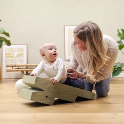 Bobles Tuimelmeubel Crocodile - Dark Smoke -speelgarages, auto's & voertuigen Winkel bobles crocodile moss 4 1