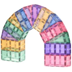 Coblo Magnetische Tegels Pastel - 100st 5 Coblo Magnetische Tegels Pastel - 100st -speelgarages, auto's & voertuigen Winkel coblo magnetische tegels pastel 100st1