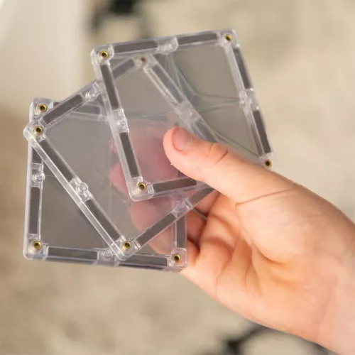 Coblo Magnetische Tegels Transparant - 20st 2 Coblo Magnetische Tegels Transparant - 20st - Afbeelding 2