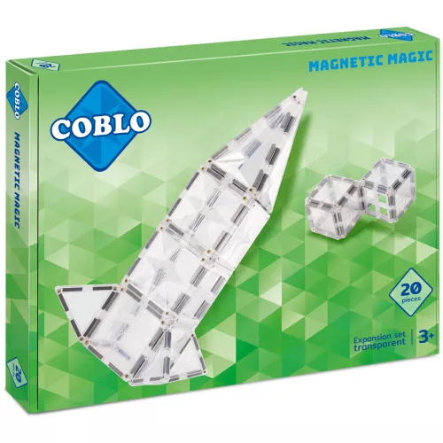 Coblo Magnetische Tegels Transparant - 20st 1 Coblo Magnetische Tegels Transparant - 20st