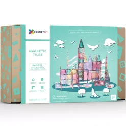 Connetix Magnetische Tegels Knikkerbaan - Pastel - 106st