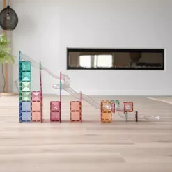 Connetix Magnetische Tegels Knikkerbaan - Pastel - 80st -speelgarages, auto's & voertuigen Winkel connetix magnetische tegels knikkerbaan pastel 80st 11