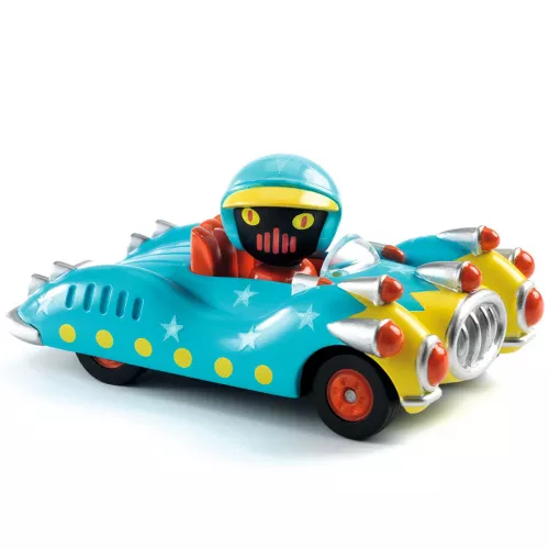 DJECO Speelgoed Djeco Crazy Motors Auto - Blue Gun 1 DJECO Speelgoed Djeco Crazy Motors Auto - Blue Gun