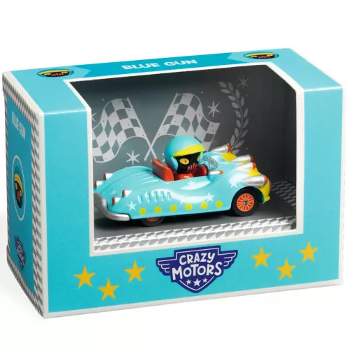 DJECO Speelgoed Djeco Crazy Motors Auto - Blue Gun 2 DJECO Speelgoed Djeco Crazy Motors Auto - Blue Gun - Afbeelding 2