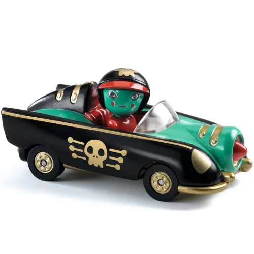 DJECO Speelgoed Djeco Crazy Motors Auto - Pirate Wheels 1 DJECO Speelgoed Djeco Crazy Motors Auto - Pirate Wheels