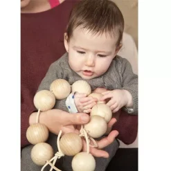 Grapat Houten Ballenketting (10st) -speelgarages, auto's & voertuigen Winkel grapat houten ballenketting 10st 16 140