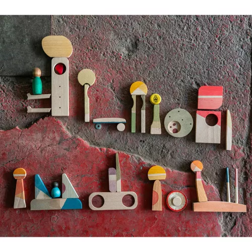 Grapat Speelset Happy Place - 40-delig 4 Grapat Speelset Happy Place - 40-delig - Afbeelding 4