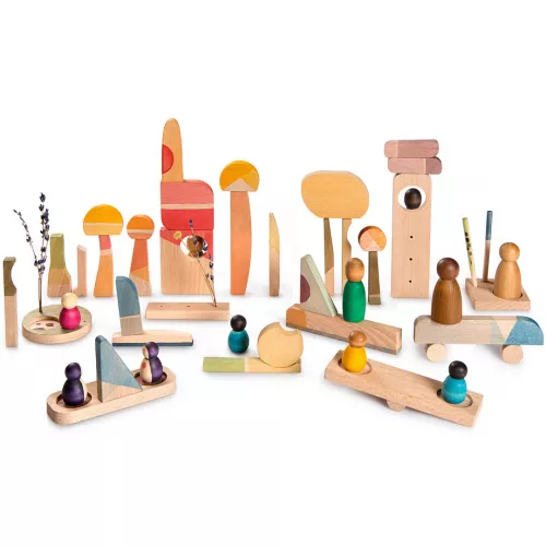 Grapat Speelset Happy Place - 40-delig -speelgarages, auto's & voertuigen Winkel grapat speelset happy place 40 delig 2