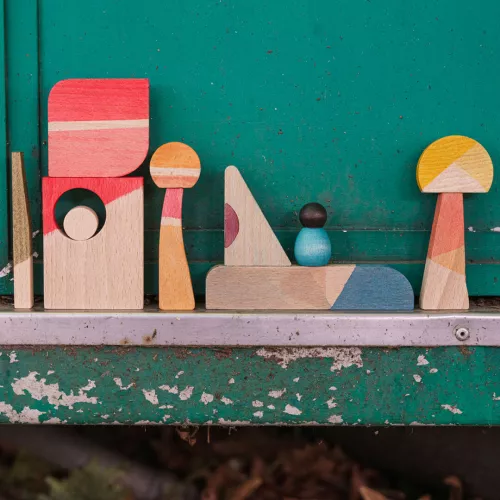 Grapat Speelset Happy Place - 40-delig 2 Grapat Speelset Happy Place - 40-delig - Afbeelding 2