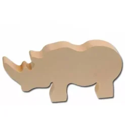 Kids At Work Snijhout Vorm - Neushoorn