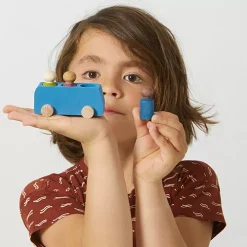 Lubulona Bus Met Poppetjes - Blauw 8 Lubulona Bus Met Poppetjes - Blauw -speelgarages, auto's & voertuigen Winkel lubulona bus met poppetjes blauw 1