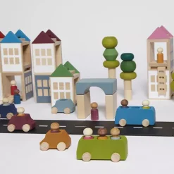 Lubulona Bus Met Poppetjes - Blauw 9 Lubulona Bus Met Poppetjes - Blauw -speelgarages, auto's & voertuigen Winkel lubulona cit with waytoplay roads 5 srgb 1 1