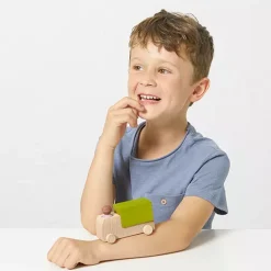 Lubulona Vrachtwagen Met Poppetje - Groen 6 Lubulona Vrachtwagen Met Poppetje - Groen -speelgarages, auto's & voertuigen Winkel lubulona vrachtwagen met poppetje groen 1