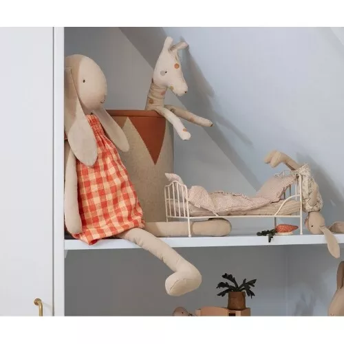 Maileg Poppenkleding Geruite Jurk - Knuffelkonijn - Maat 5 - Afbeelding 3