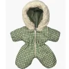 Paola Reina Pop Minikane Poppenskipak Gigi Groen Gingham - 34 Cm