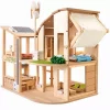 Plan Toys 'groen' Poppenhuis Met Inrichting