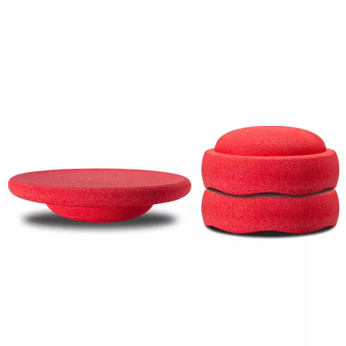 Stapelstein Original Met Balance Board - Rood - 3st -speelgarages, auto's & voertuigen Winkel stapelstein balance set rood 3st ilovespeelgoed.nl
