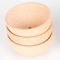 Tickit Houten Bakjes Naturel - Ø 7 Cm - 3st -speelgarages, auto's & voertuigen Winkel tickit houten bakjes naturel 3st 2