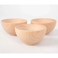 Tickit Houten Bakjes Naturel - Ø 7 Cm - 3st -speelgarages, auto's & voertuigen Winkel tickit houten bakjes naturel 3st 7