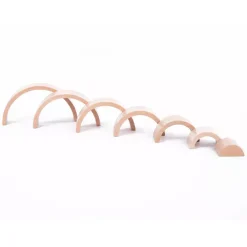 Tickit Stapelvormen Regenboog - 7st -speelgarages, auto's & voertuigen Winkel tickit stapelvormen regenboog 7st