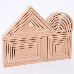 Tickit Stapelvormen Regenboog - 7st -speelgarages, auto's & voertuigen Winkel tickit stapelvormen regenboog 7st 6