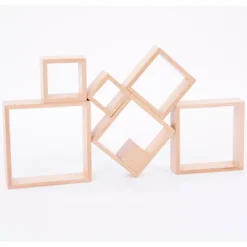 Tickit Stapelvormen Vierkant - 7st -speelgarages, auto's & voertuigen Winkel tickit stapelvormen vierkant 7st 1