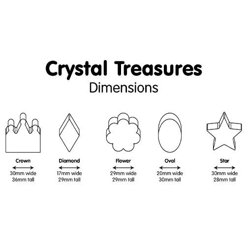 Tickit Transparante Stapelvormen - 30st 10 Tickit Transparante Stapelvormen - 30st - Afbeelding 10