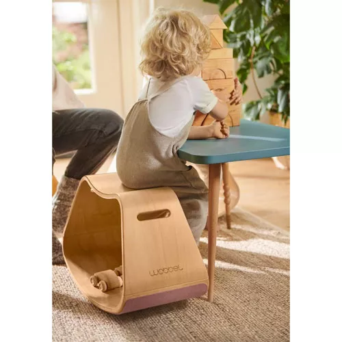 Wobbel Up Met Vilt - Babymuis Lichtgrijs 4 Wobbel Up Met Vilt - Babymuis Lichtgrijs - Afbeelding 4